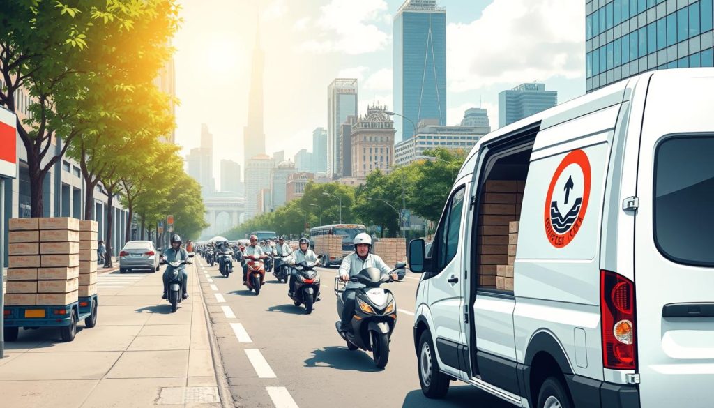 Integration strategy for local delivery services