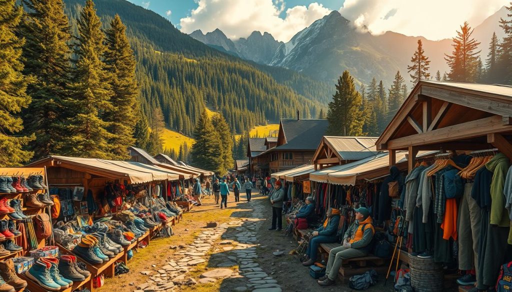 hiking tour market