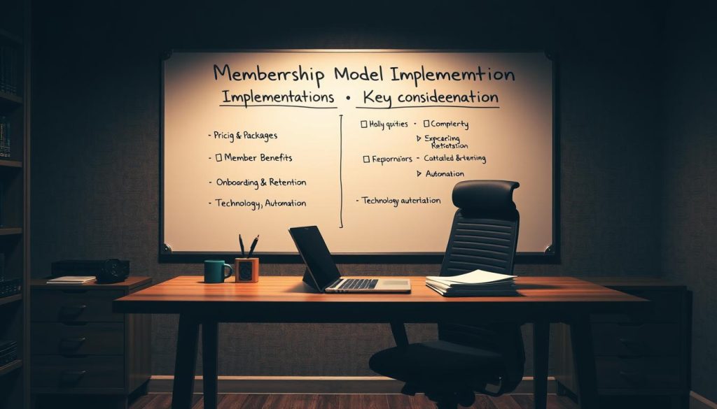 key considerations for implementing a membership model