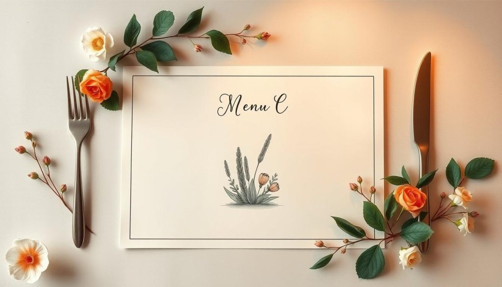 menu design seasonal themes visual appeal